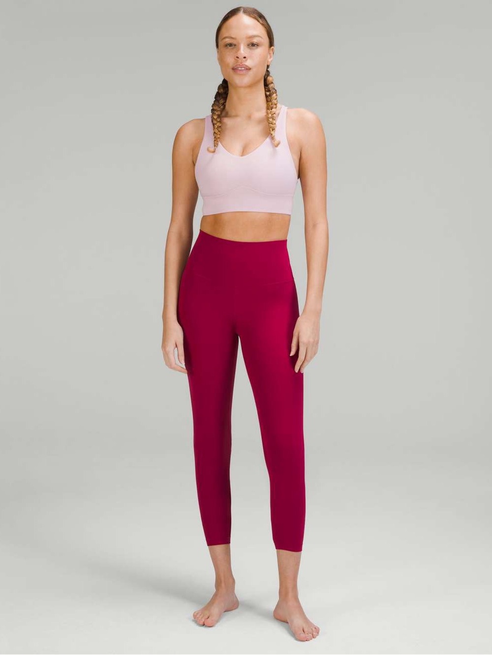 Size 12- lululemon Align™ High-Rise Crop 23” – Pomegranate